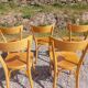 11 chaises bistrot vintage style Baumann