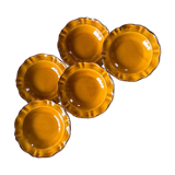 5 hollow plates Faience ADP