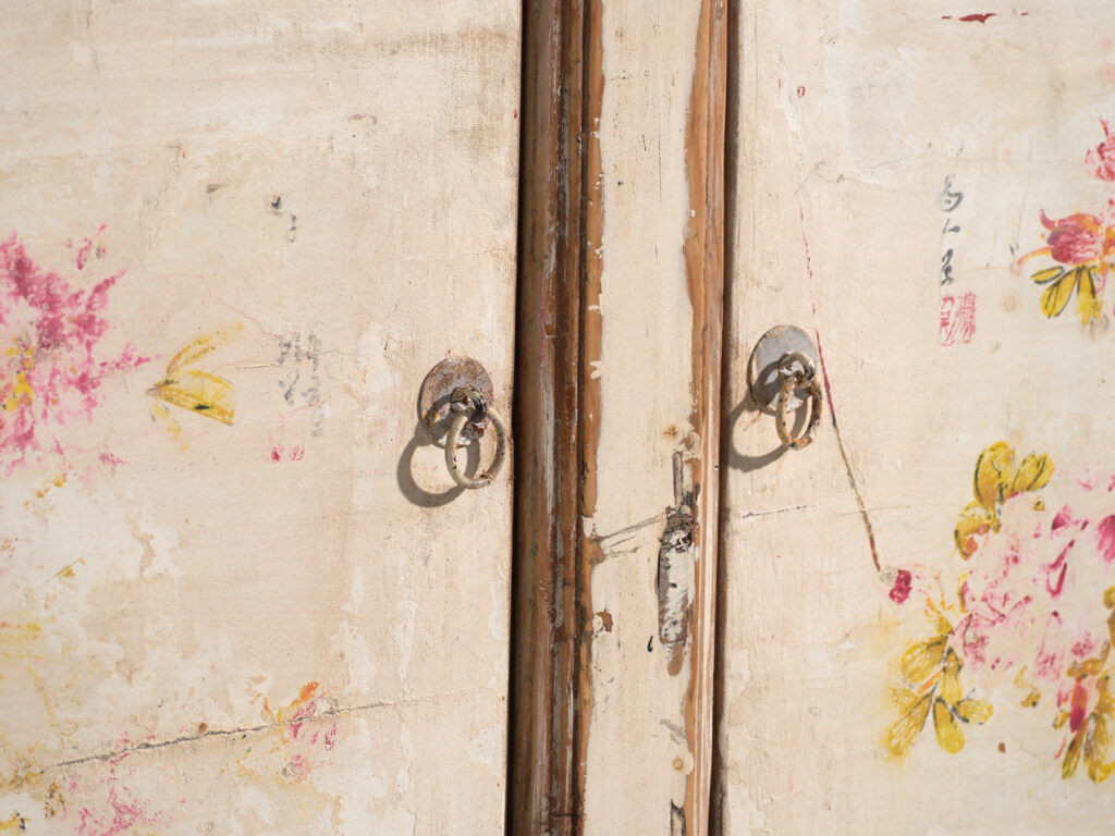 Antique buffet painted in pine wood – China, circa 1930