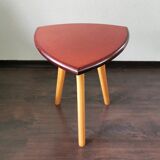 Wooden 1970s tabouret