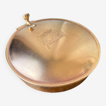 Pocket tray or box made of brass "N"