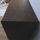 Antique chest of drawers from the 50s with 5 curved drawers, vintage old-style assembly and brass knobs