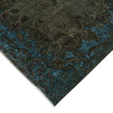 Hand-Knotted Distressed Oriental 1980s 172 cm x 271 cm Brown Carpet