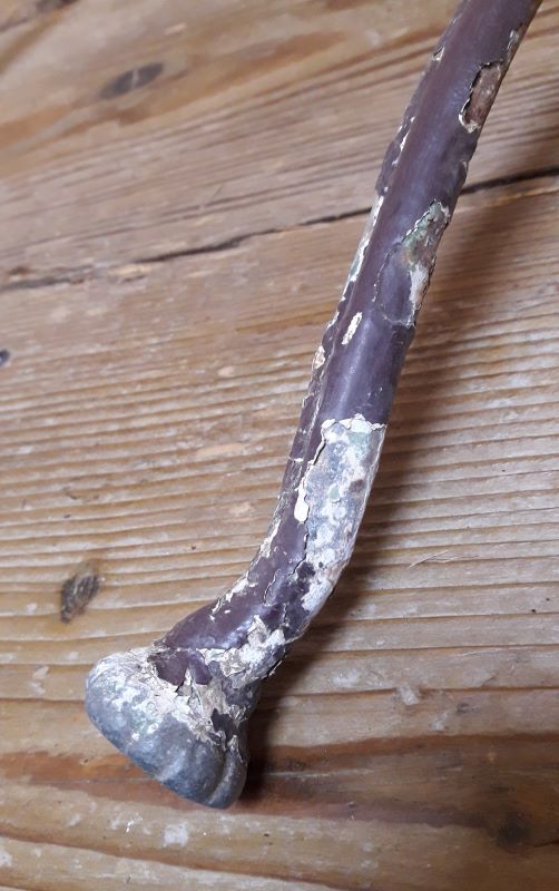 Xix° wrought iron garden armchair