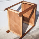 Art deco pedestal table, art deco service, art deco wood furniture, sofa end, interior decoration