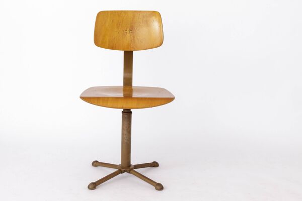 Chaise de bureau industrielle, années 1950 environ - Allemagne