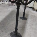 Table de camelot en fonte et marbre