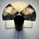 Rainbow wall lamp in alabaster and marble in the taste of Angelo Mangiarotti.