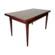 Mahogany dining table with extension cords