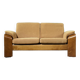 Modern Norwegian mid-century two-seater sofa, low-back loveseat Stressless Pegasus by Ekornes.