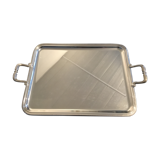 Christofle plate in silver metal