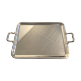 Christofle plate in silver metal