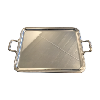 Christofle plate in silver metal