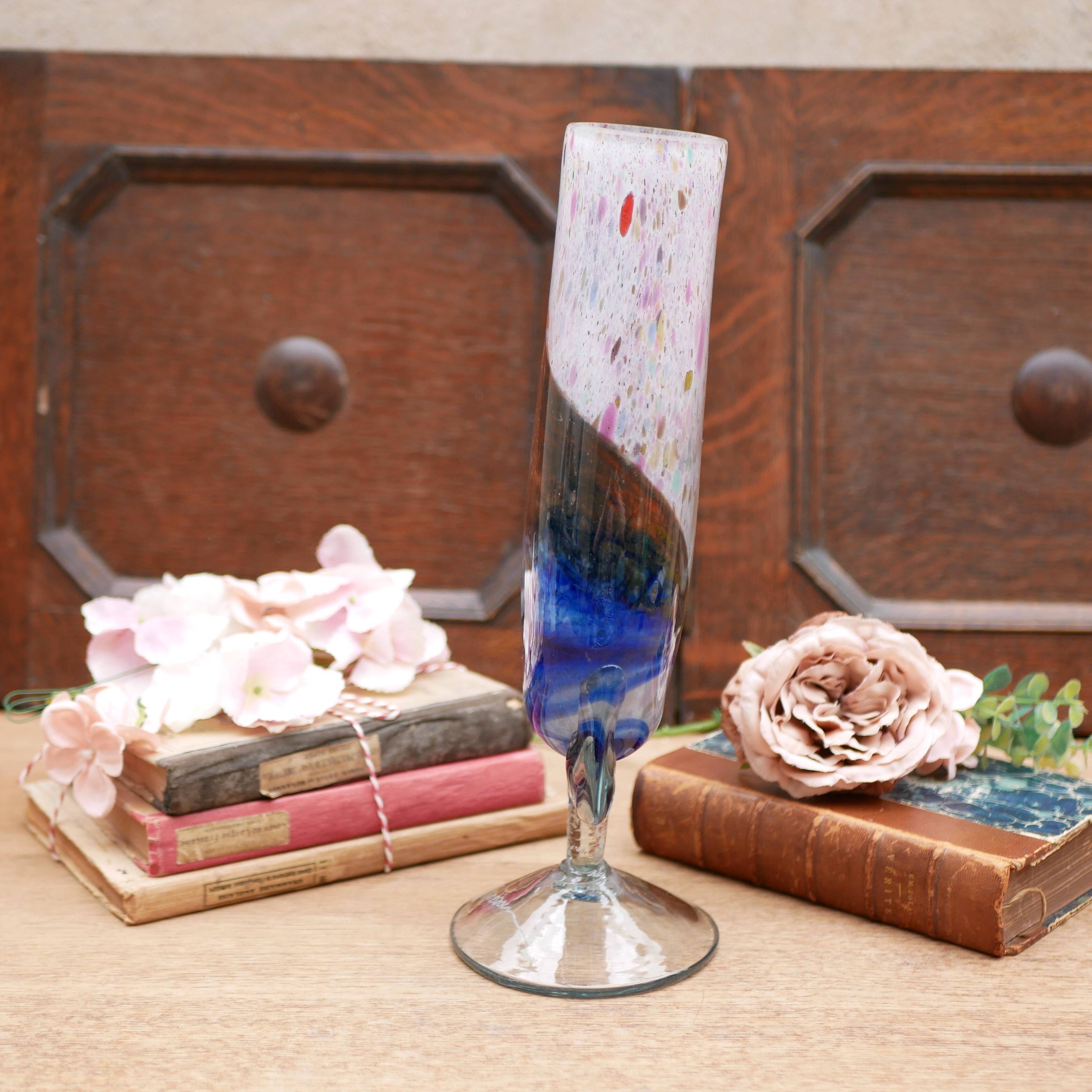 Large Murano art glass vase, signed