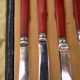 Art Deco Silver Plated Cased Butter or Breakfast Knifes