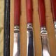 Art Deco Silver Plated Cased Butter or Breakfast Knifes