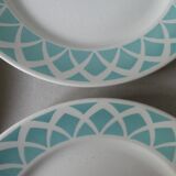 5 assiettes en céramique Badonviller