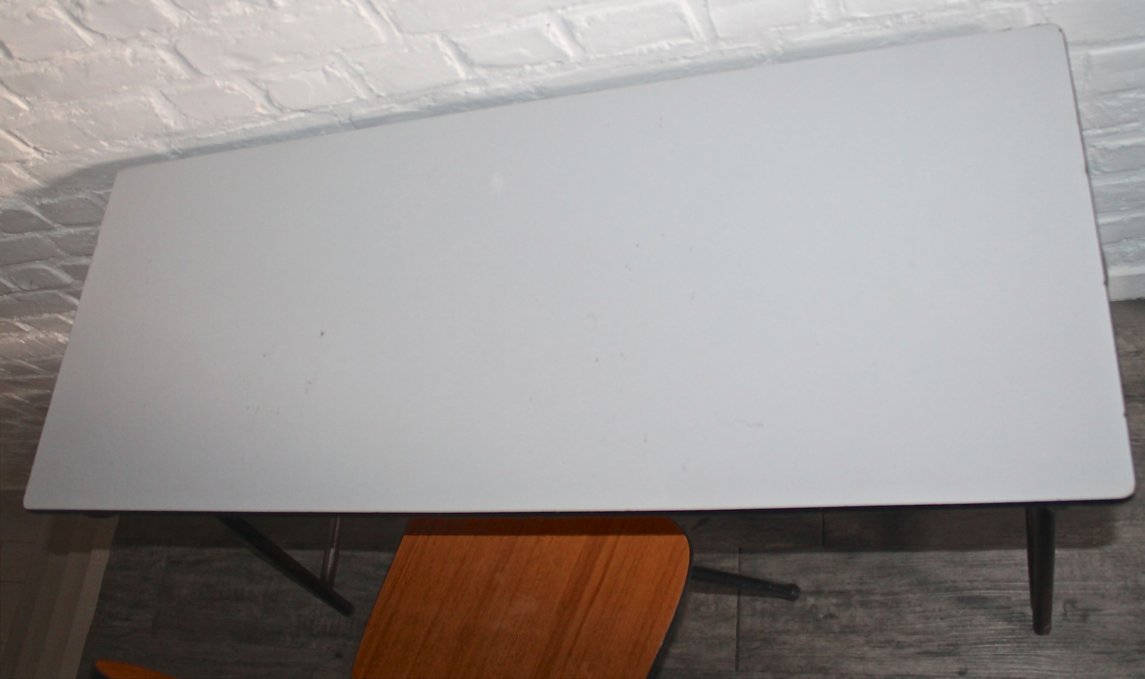 Old double desk with its vintage chair 50