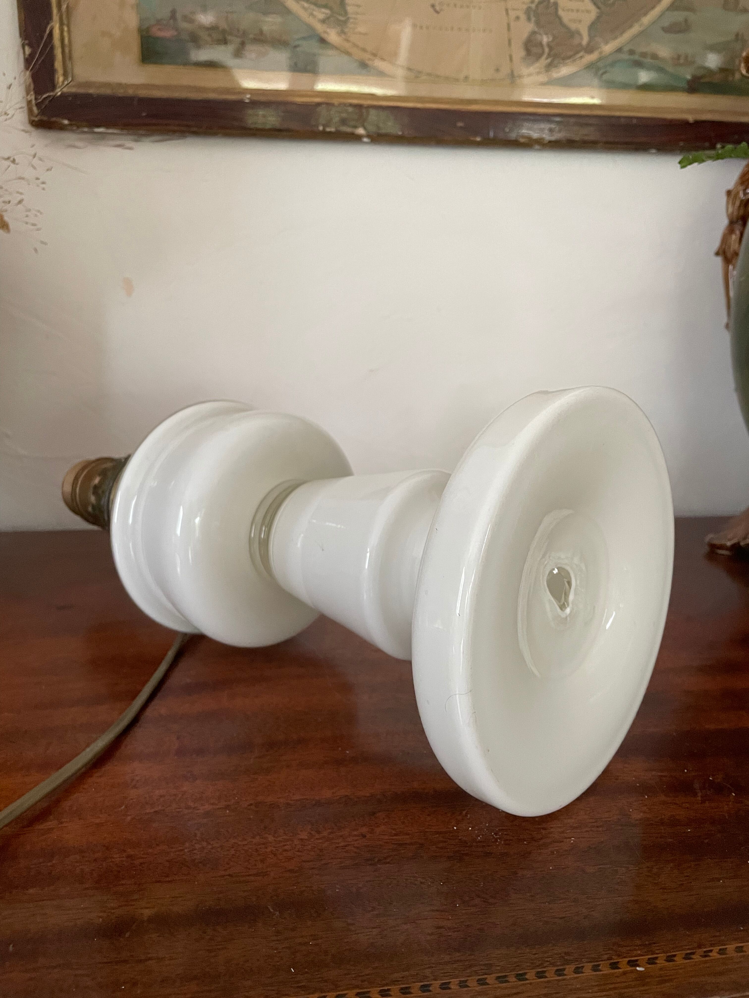 Opaline lamp circa 1900