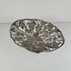 Openwork metal bowl with vine leaf and grape motif, 20th century