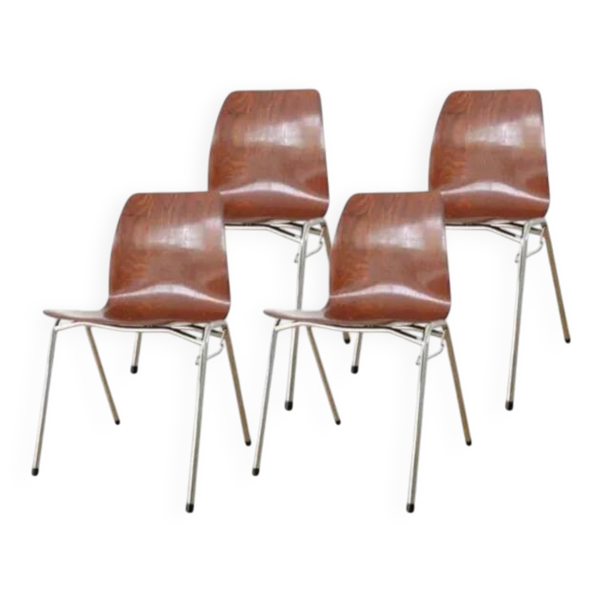 Ensemble de chaises Pagholz, Allemagne années 1970