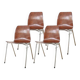 Ensemble de chaises Pagholz, Allemagne années 1970