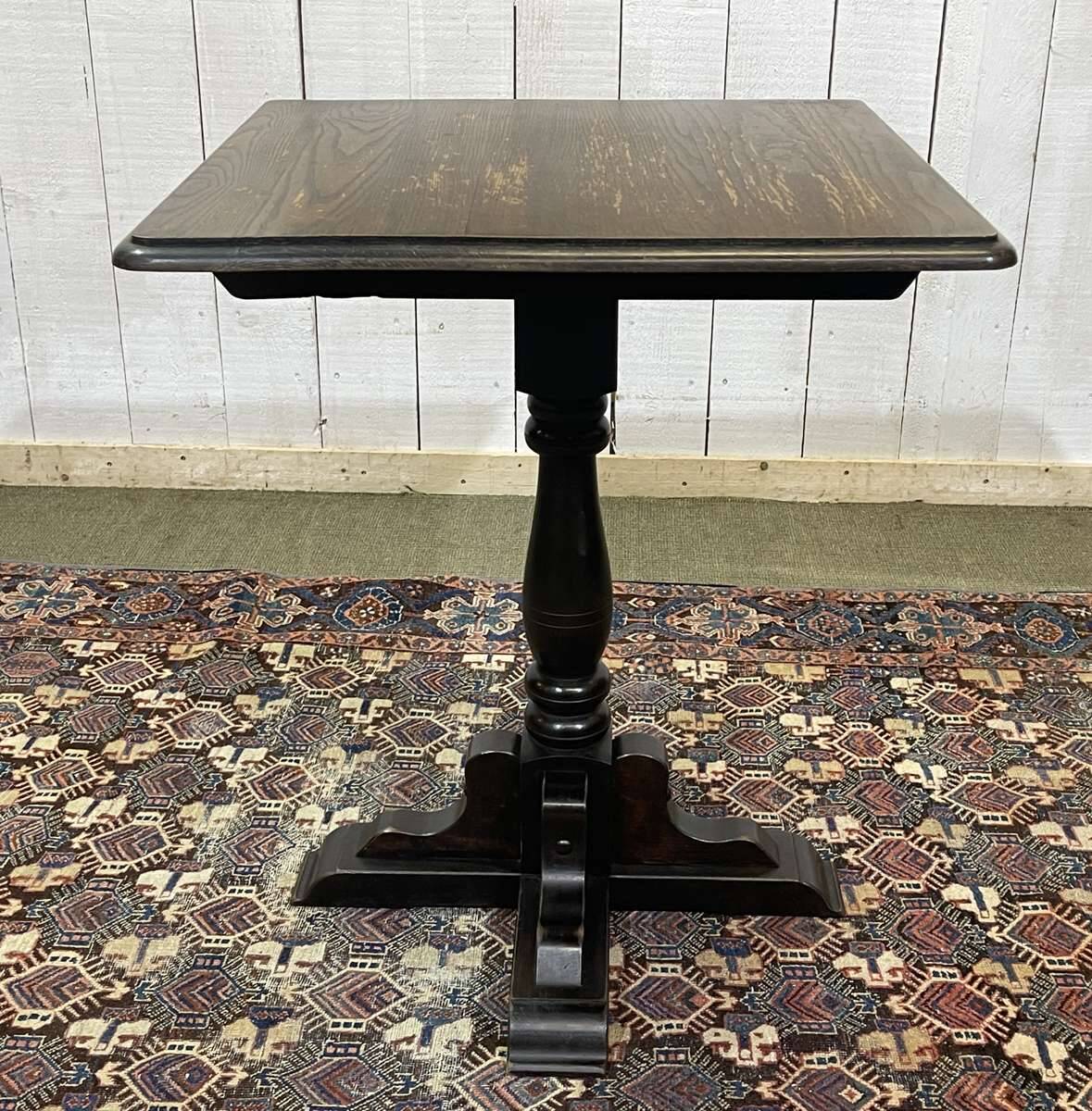 1970s English elm bistro table