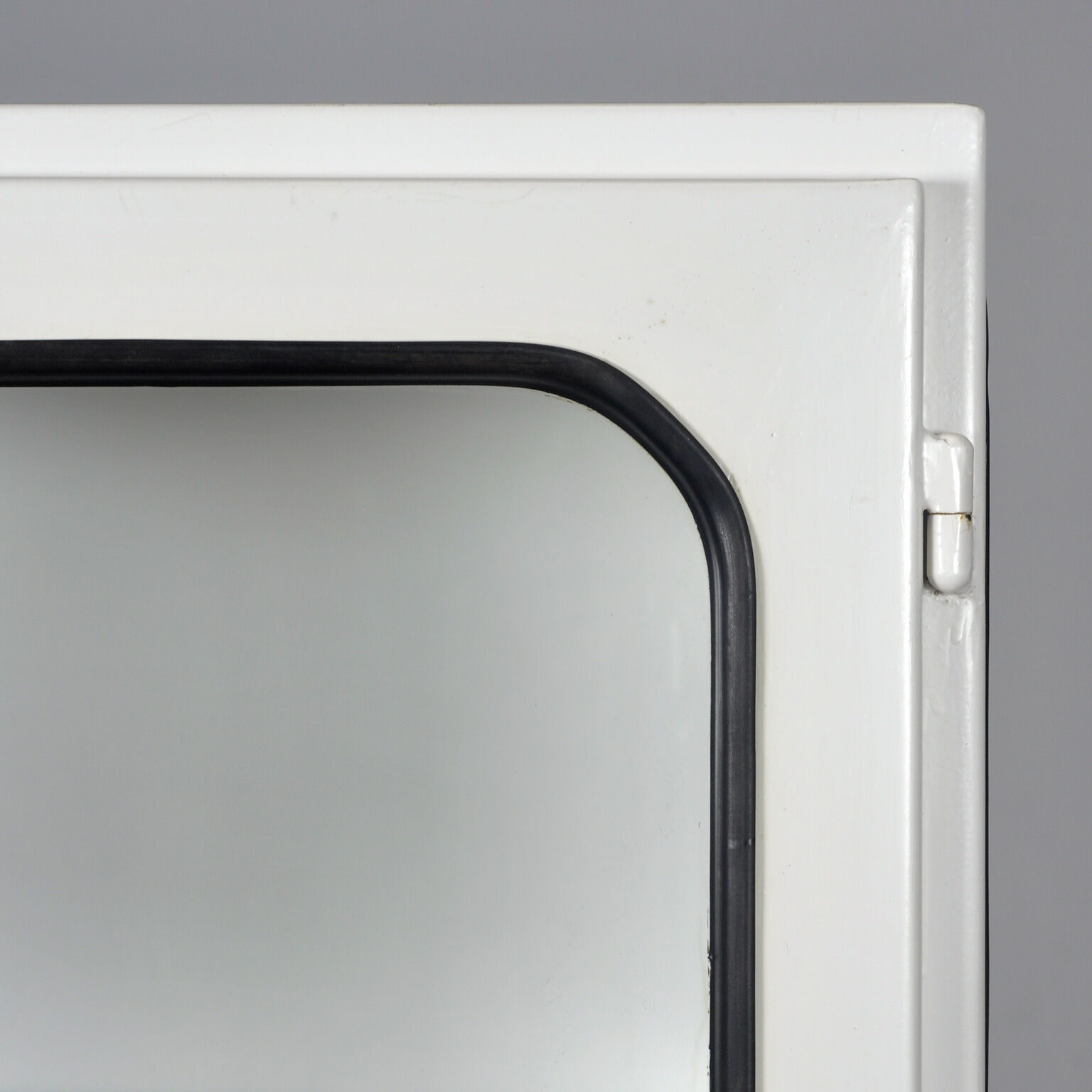 Vintage Iron And Glass Medical Cabinet, 1970s