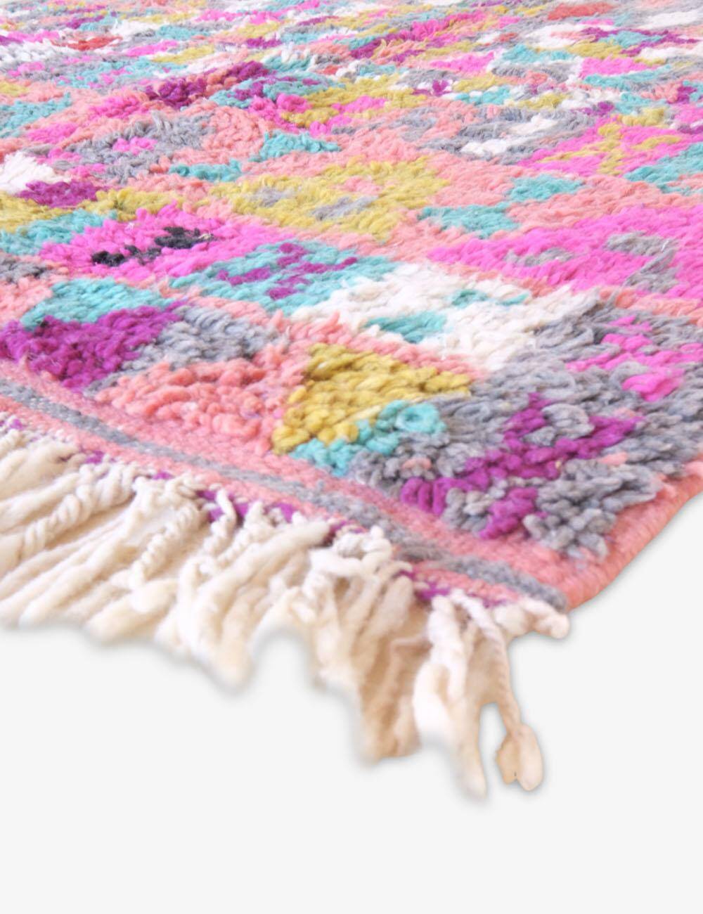 Handmade Berber Rug - 247 x 138 cm