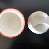 White and orange ice cube tray 1970s