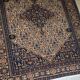 Handmade antique Persian Bibikabab rug 3.3' x 5.2' (100cm x 158cm) 1920s