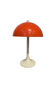 Lampe champignon orange vintage