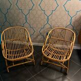 Fauteuil lounge en rotin