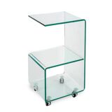 Pair of glass tables