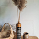 Vintage bottle, ceramic, brown