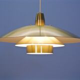 Large danish pendant in brass, 1960s