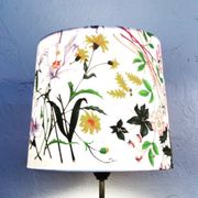 Mid-Century Modern Table Lamp in Brass with Vintage Gucci Shade