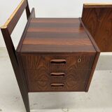 Rosewood 'Floating' Desk By Gunnar Nielsen For Tibergaard, 1960s.