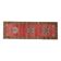Handmade Turkish Vintage Oushak Runner Rug Pink Green Runner 105x327