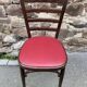 Set de 6 Chaises bistrot Brasserie bentwood bistrot chair shabby chic baumann Thonet simili cuir
