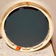 Vintage Space Age round mirror