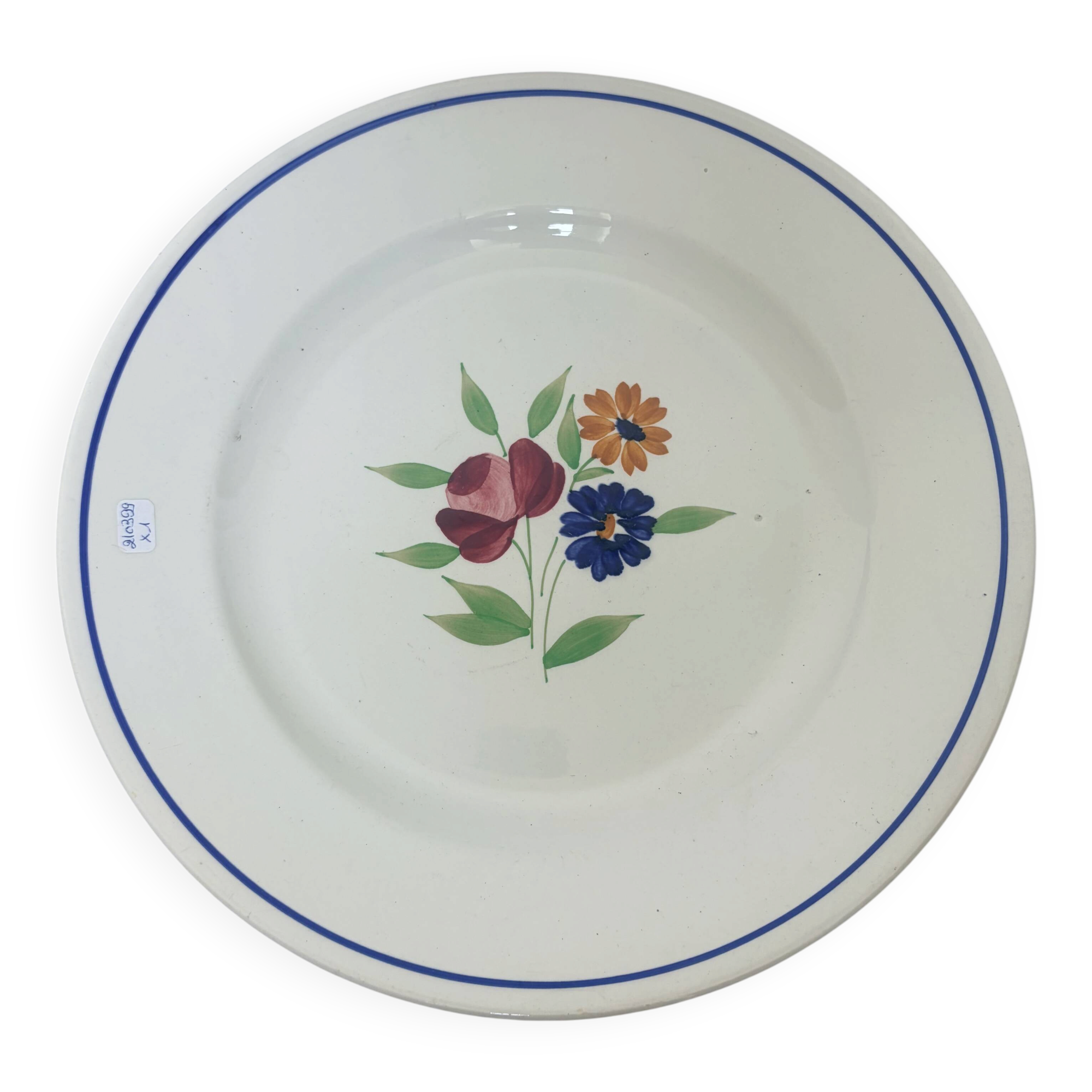 Serving dish round from the Badonviller factory 210399