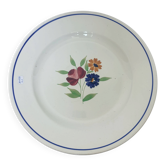 Plat de service rond de la manufacture de Badonviller 210399