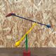 Desk lamp with pendulum Stilplast 1980s