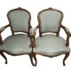 Fauteuils cabriolets style Louis XV