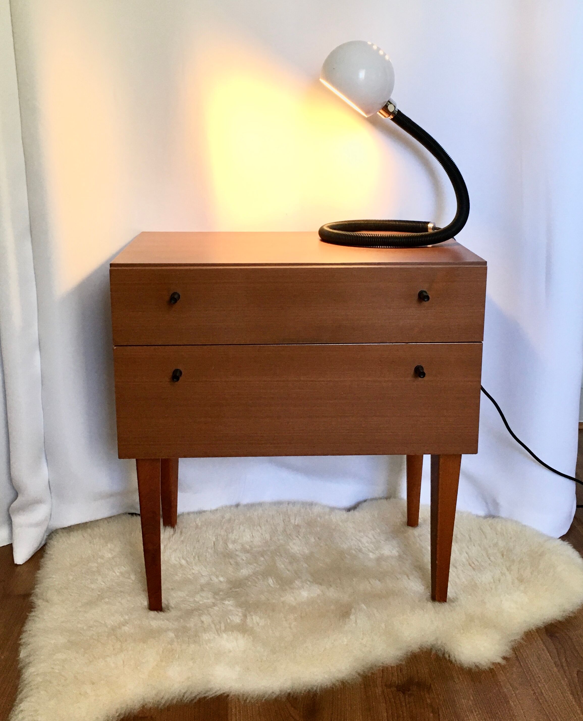 Vintage bedside table