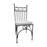 Chaise en fer forgé
