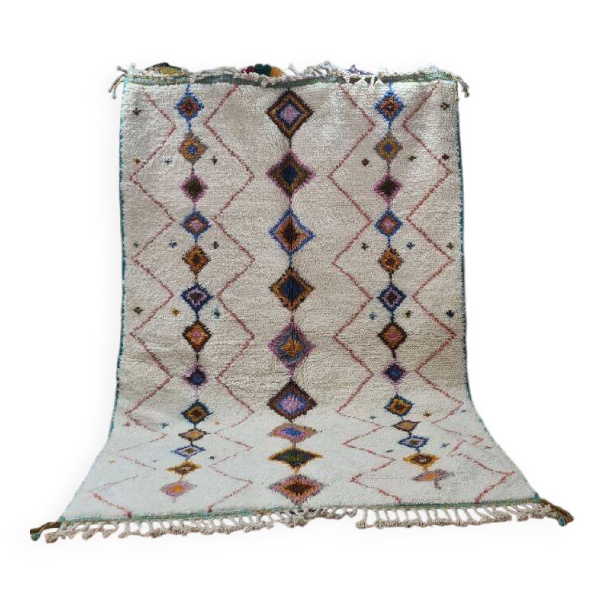 Handmade Beni Ouarain rug 250x150 cm
