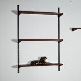 Set of 3 teak shelves by Kai Kristiansen for Feldballes Møbler 60s