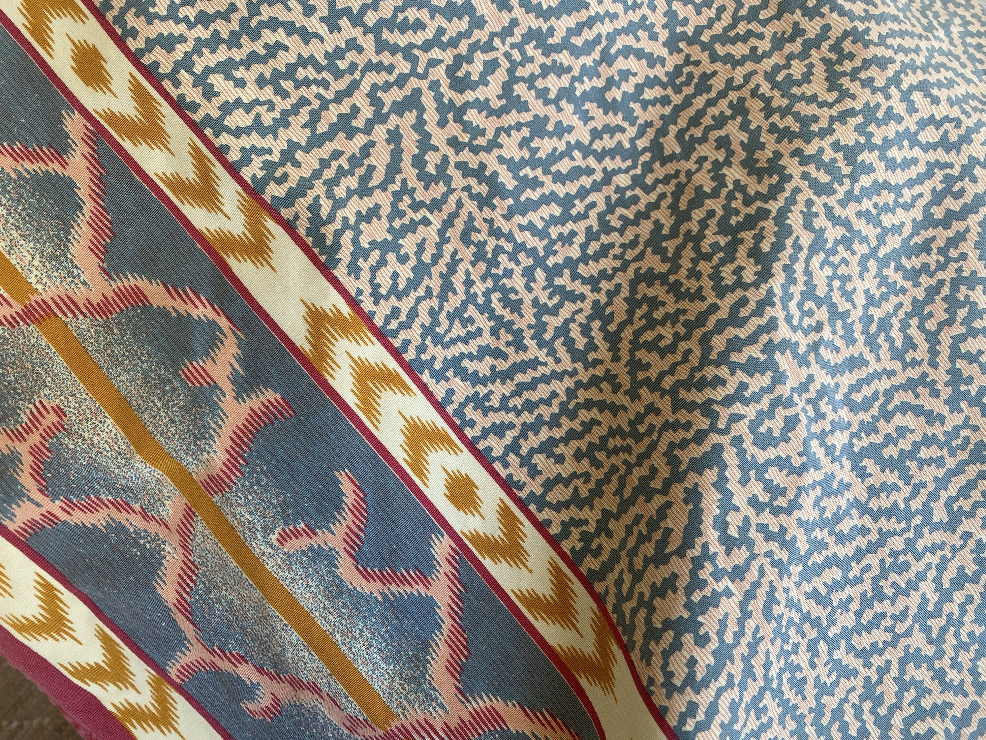 Large printed tablecloth for 12 people - MIE - Cotton - 170x230 cm